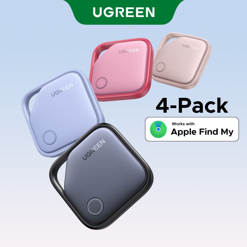 UGREEN SmartTag แท็กติดตามตัว ใช้ค้นหาสิ่งของ แท็กอัจฉริยะ บลูทุธ5.0 สําหรับ Ap Find My APP…