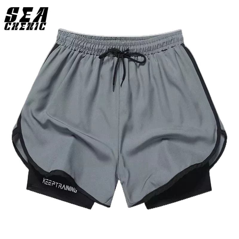SEACHENIC M-5XL กางเกงกีฬาขาสั้น ไซส์ใหญ่ แบบแห้งเร็ว ระบายอากาศได้ดี ความยืดหยุ่นสูง เหมาะกับใส่ออกกําลังกาย…