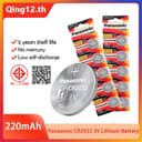 5-15PCS CR2032 CR 2032 แบตเตอรี่ลิเธียม 3V สําหรับนาฬิกาเครื่องคิดเลขนาฬิกา