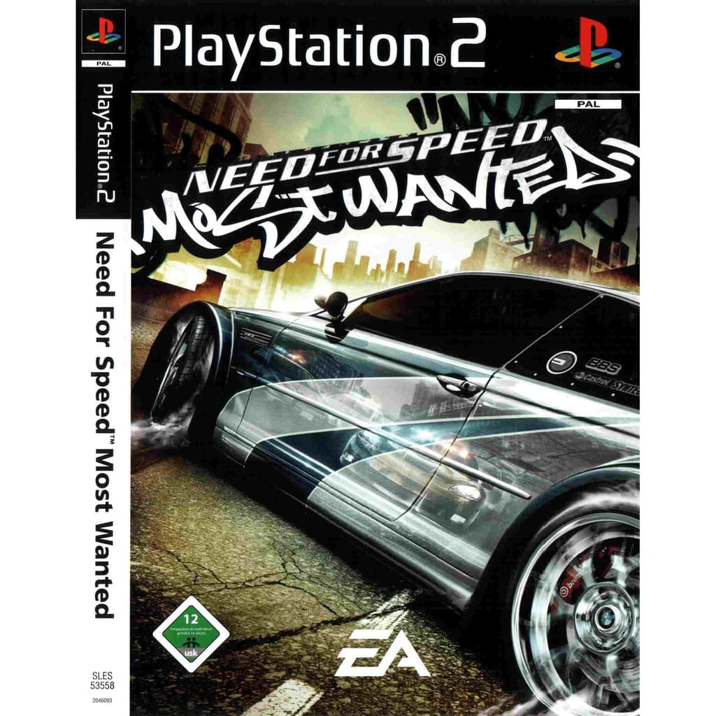 แผ่นเกมส์ Need For Speed Most Wanted PS2 Playstation2 คุณภาพสูง ราคาถูก
