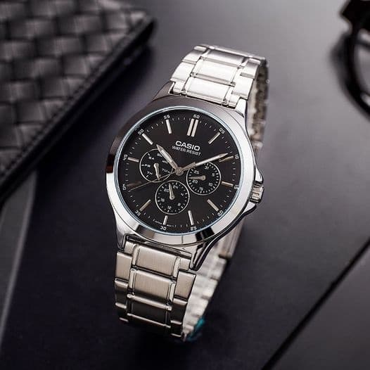 นาฬิกาCasioแท้ รุ่น MTP-V300D ,MTP-V300L และ MTP-V300B นาฬิกาข้อมือผู้ชาย หน้าปัด 3วง -ของแท้ 100%…