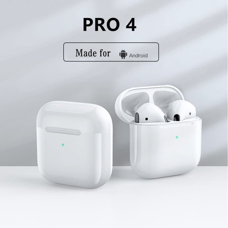 ชุดหูฟังบลูทูธไร้สาย Tws pro4 สําหรับ Android และ Xiaomi