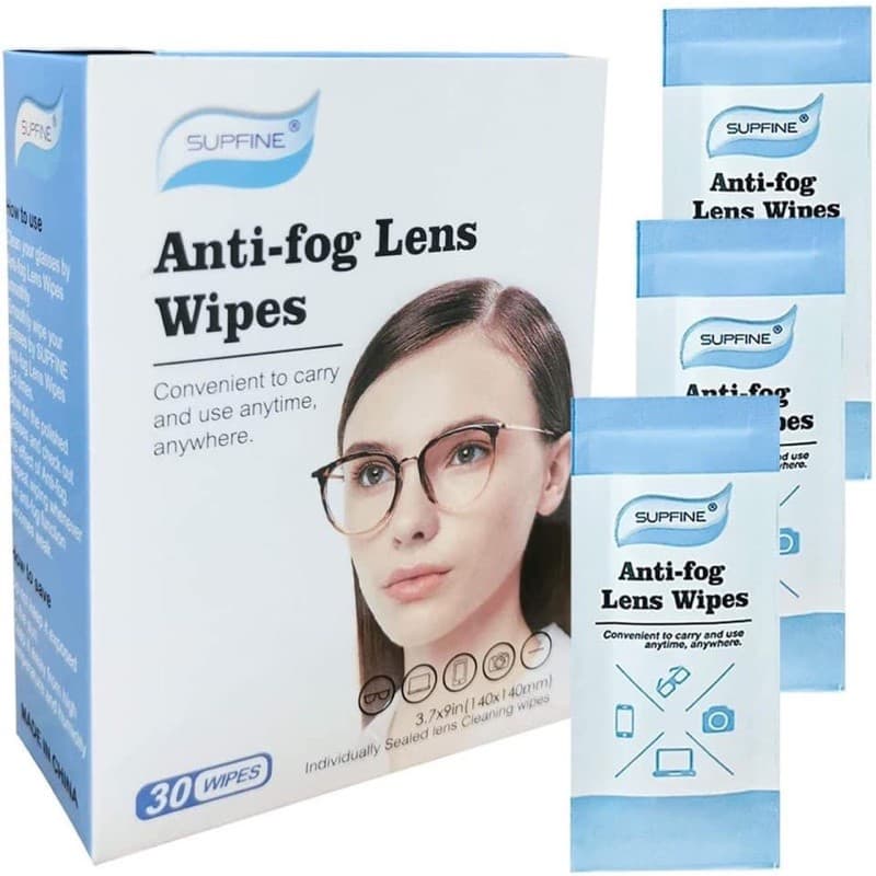 แผ่นเช็ดเลนส์ นวัตกรรมใหม่ Anti Fog กันหมอก กันฝ้า แห้งเร็ว ไม่ทิ้งรอยขีดข่วน