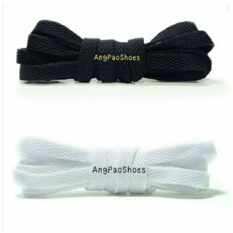 Hot item ลด 50% ใส่โค้ด "MSSOS50" ส่งไว!!! ราคาถูกที่สุด!!! เชือกรองเท้าสีดํา , ขาว Made in Thailand.