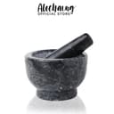 Alechaung ครกหิน ครกตําน้ําพริก ครกเล็ก 4นิ้ว 5นิ้ว พร้อมสาก marble mortar [ครกแตกเคลมจากขนส่ง เคลมได้]