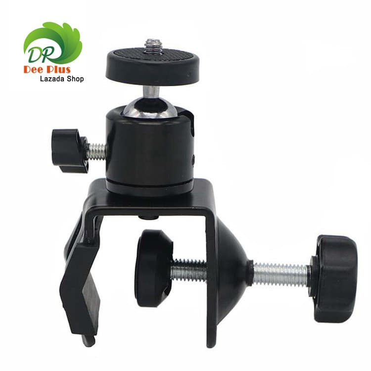สตูดิโอวิดีโอ C/U Clamp ตัวหนีบ Mount กับ Ball Head สําหรับ Camera โทรศัพท์มือถือแฟลช GoPro Hero ฯลฯ
