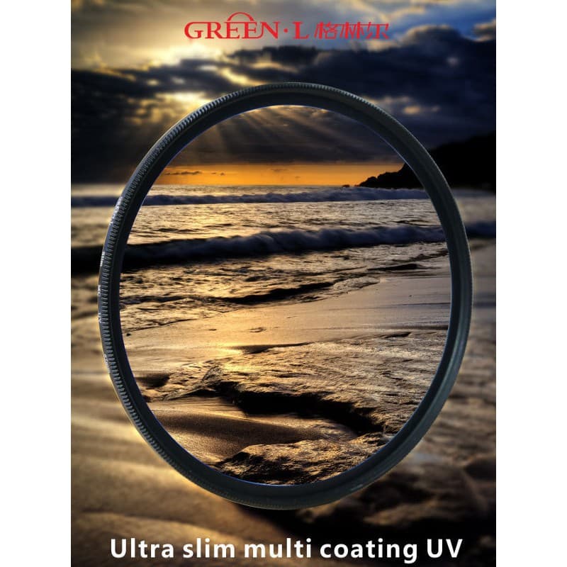 Green.L Filter Slim MC UV Protector ขอบบาง กันหน้าเลนส์ขนาด 37 40.5 43 46 49 52 55 58 62 67 72 77 82