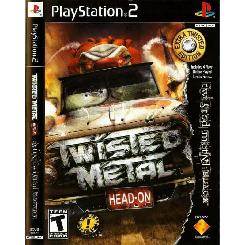 แผ่นเกมส์ PS2 - TwisTed Metal แนวรถโจมตีกัน(เก็บปลายทางได้)
