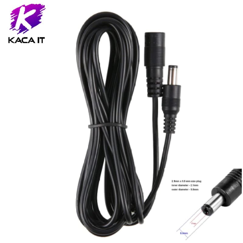 สาย DC ต่อยาว 12V 5.5x2.1mm 1-5เมตร ชาย-หญิง สายไฟสําหรับกล้องวงจรปิดHome Appliance 1-5M