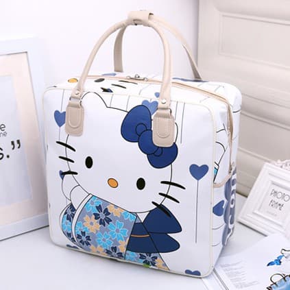 hello kitty กระเป๋าเดินทางกันน้ําขนาดใหญ่ลายการ์ตูนน่ารัก 07 กระเป๋าเดินทาง กระเป๋าเดินทาง ลายการ์ตูนน่ารัก