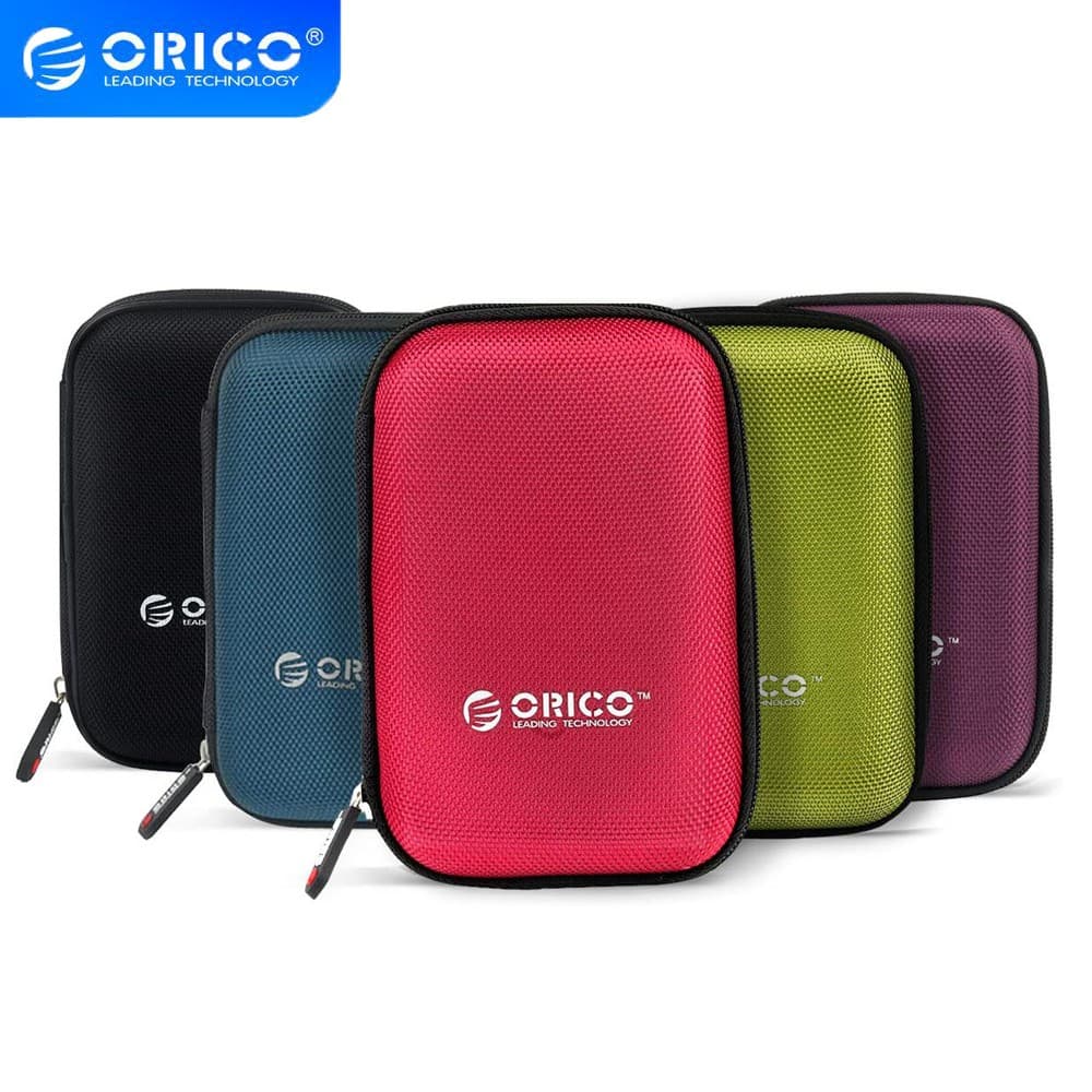 ORICO 2.5 นิ้ว HDD กล่องป้องกันกระเป๋าสําหรับภายนอกแบบพกพา HDD กระเป๋าแบบพกพาฮาร์ดไดรฟ์ Power Bank สาย USB…