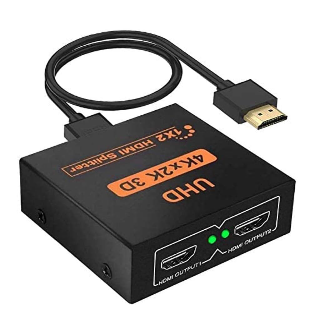 SPLITTER 4K * 2K 1 in 2 Out รับประกัน 1 ปี เข้า 1 ออก 2 แบบมิลเลอร์ ภาพซ้ํากัน 17201