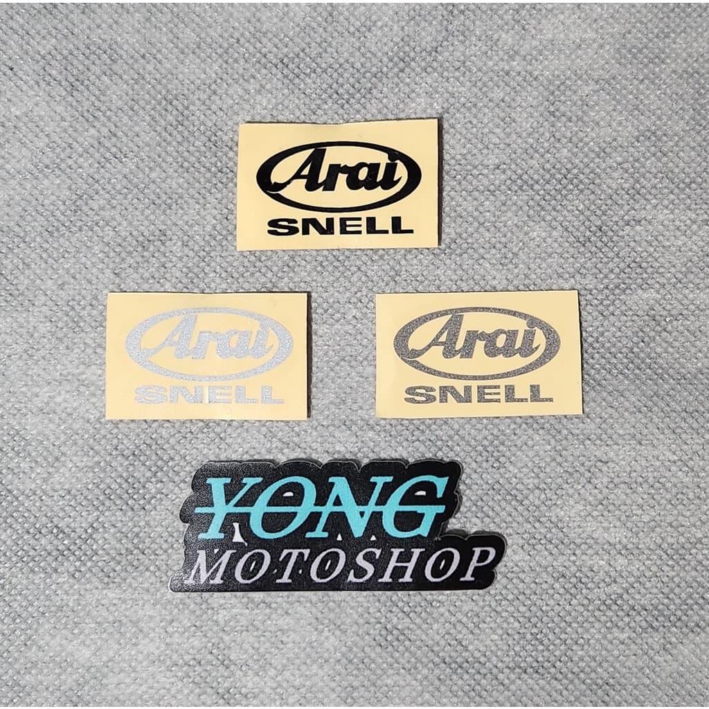ARAI SNELL Helmet Sticker Plain Motif Cutting Sticker