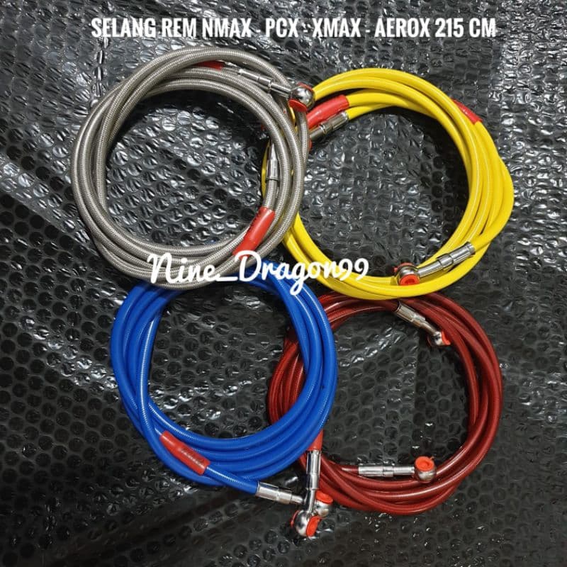 สายเบรค 95CM 130CM 215CM หน้า-หลัง Nmax PCX Aerox Lexi Xmax