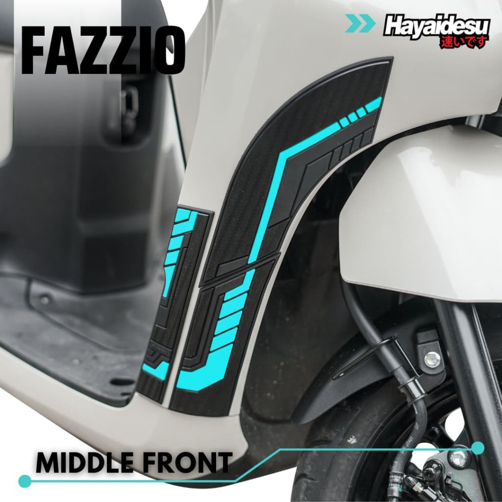 YAMAHA FAZZIO อุปกรณ์ป้องกันตัวรถจักรยานยนต์ ฝาครอบหน้ากลาง - HAYAIDESU (ขวาและซ้าย)