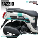 YAMAHA FAZZIO อุปกรณ์ป้องกันตัวรถจักรยานยนต์ ฝาครอบด้านข้างด้านหลัง - HAYAIDESU (ขวาและซ้าย)