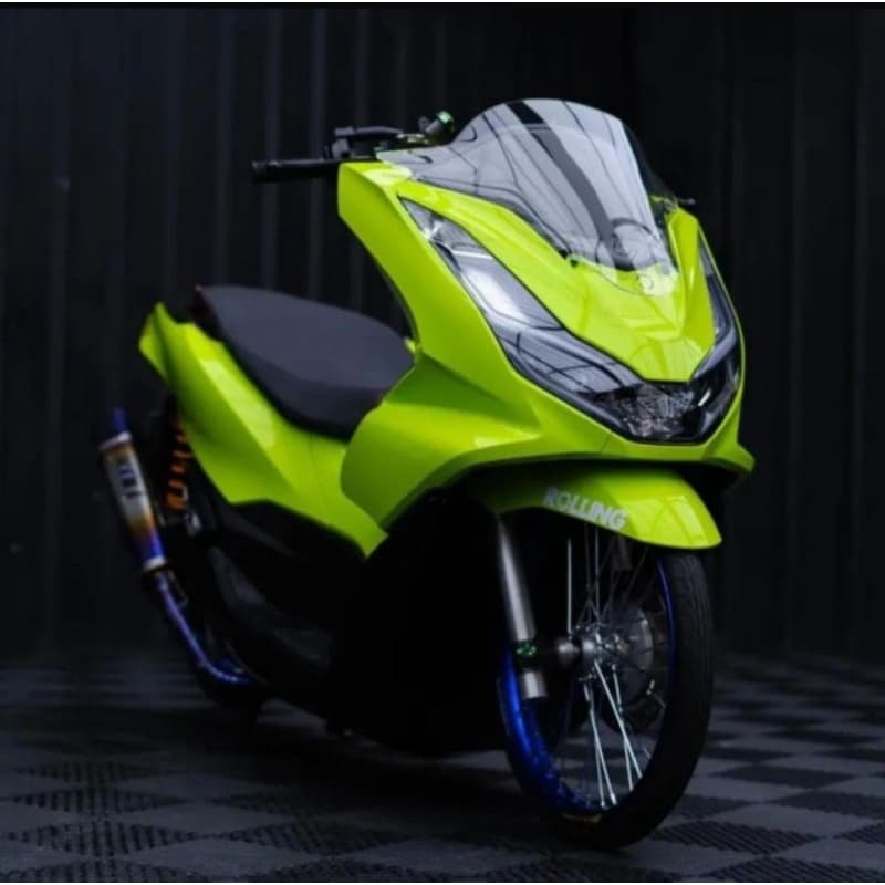 ชิว PCX160 (2020)/2024) - ชิว PCX160 แบบแบน - ชิว PCX160 ไทย - ชิว PCX160 แบบใส (3MM THICKNESS)