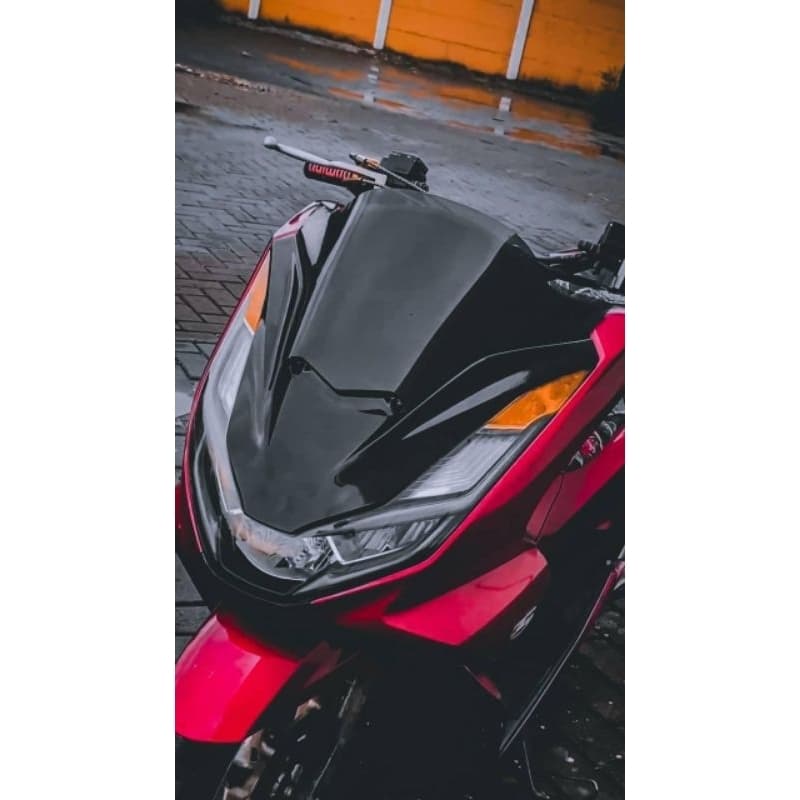 ชิว PCX160 ประเทศไทย แบบแบน ใส หนา 3 มม.