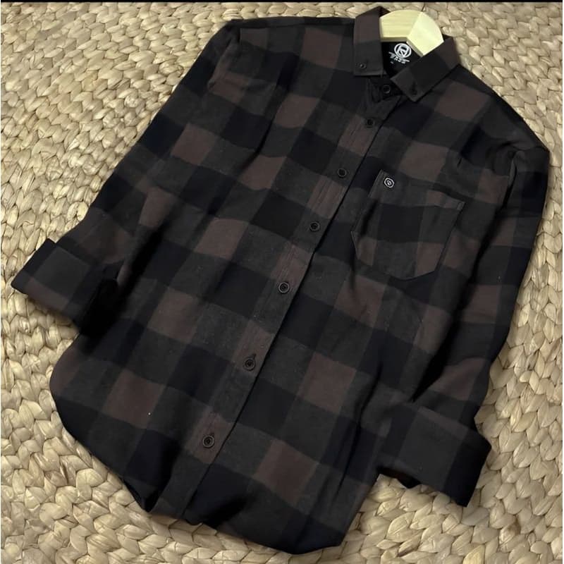 KEMEJA นําเข้าเสื้อ FLANNEL LONG-SLEEVED FLANNEL SHIRTS UNISEX FLANNEL SHIRTS ผู้ชายและผู้หญิงเสื้อ FLANNEL
