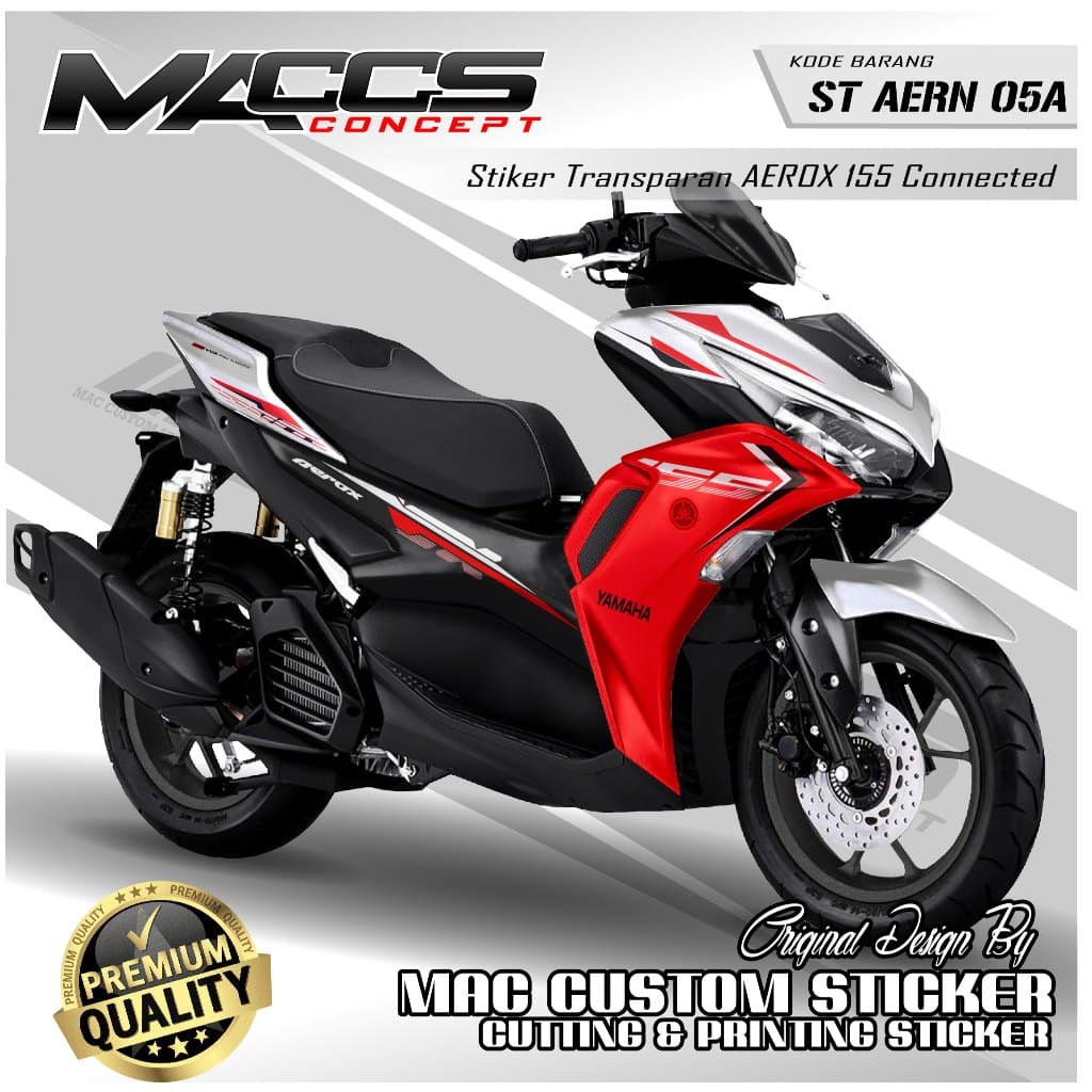 Transparent Striping All New Aerox Connected 155 NVX ดีไซน์ใหม่ Philipines Vibes - ST AERN 05