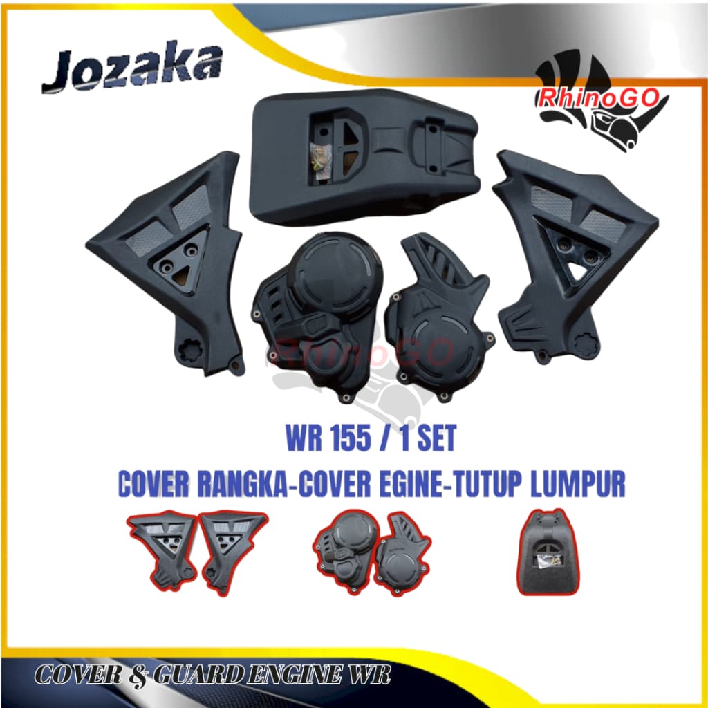MESIN Rhinogo -WR155 การ์ดเครื่องยนต์ ฝาครอบโคลน ฝาครอบกรอบด้านข้าง เครื่องยนต์ Yamaha WR…