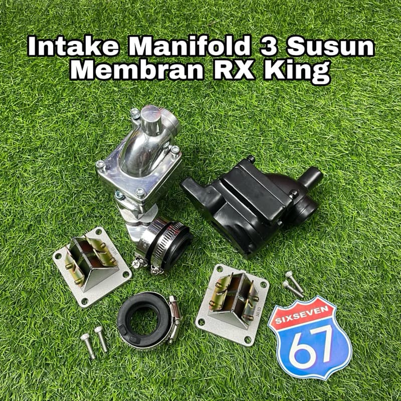 ท่อร่วมไอดีเวสป้า 3 ชั้นพร้อมเมมเบรน RX King RXZ