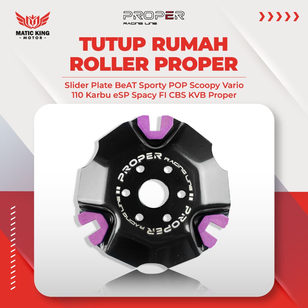 Proper ฝาครอบที่อยู่อาศัย Roller Slider แผ่น Beat Vario Scoopy Spacy 110 คาร์บูเรเตอร์ Fi eSP POP Street KZL…