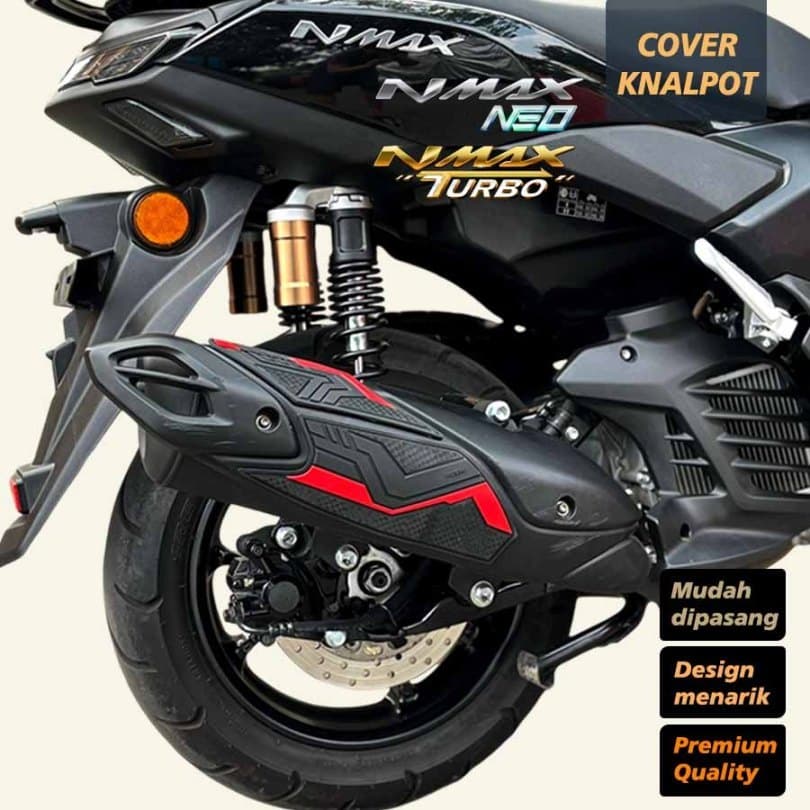 Yamaha Nmax Neo & Turbo อุปกรณ์เสริมฝาครอบท่อไอเสีย Body Protector วัสดุยาง