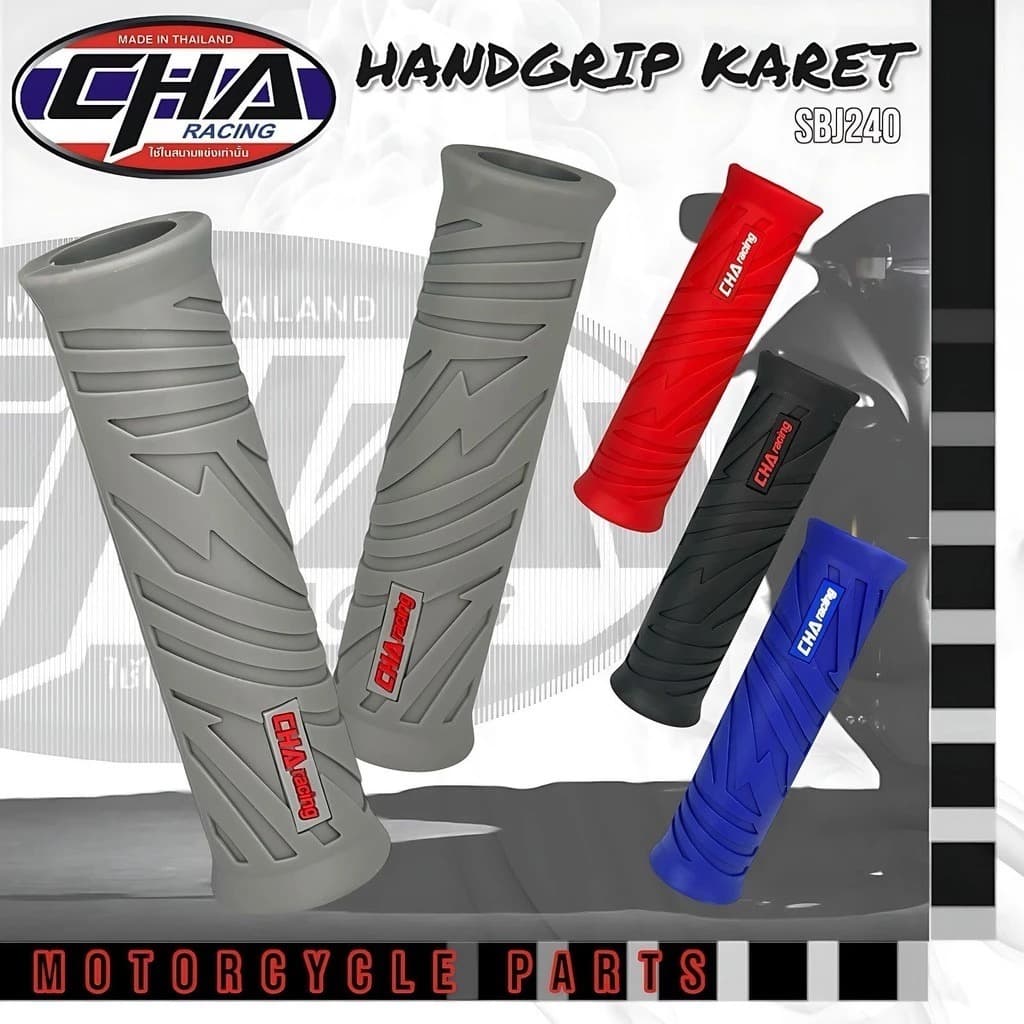 HandGrip มอเตอร์ยาง CHA Racing SBJ240 Universal รถจักรยานยนต์ทั้งหมด universal nmax aerox beat vario 160…