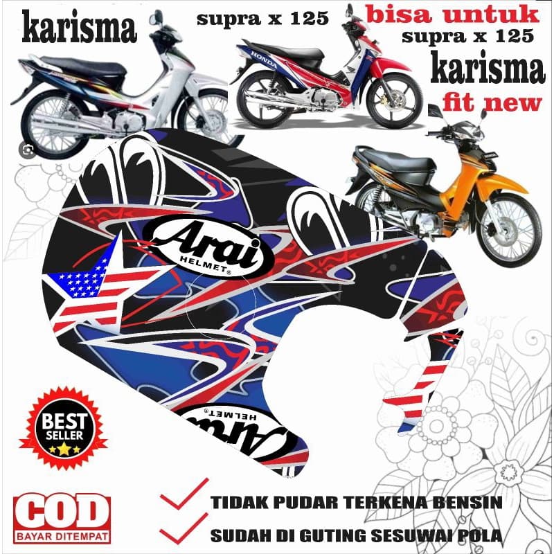 SUPRA X 125 KARISMA 125 WAVE 125 สติ๊กเกอร์ถังมอเตอร์ไซค์