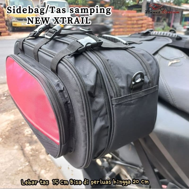 PCSB6 ใหม่ล่าสุด SIDEBAG BAG NEW XTRAIL sidebag กระเป๋าข้างมอเตอร์ไซค์ หมวกกันน็อค ครึ่งใบ กระเป๋าเดินทาง PCX…