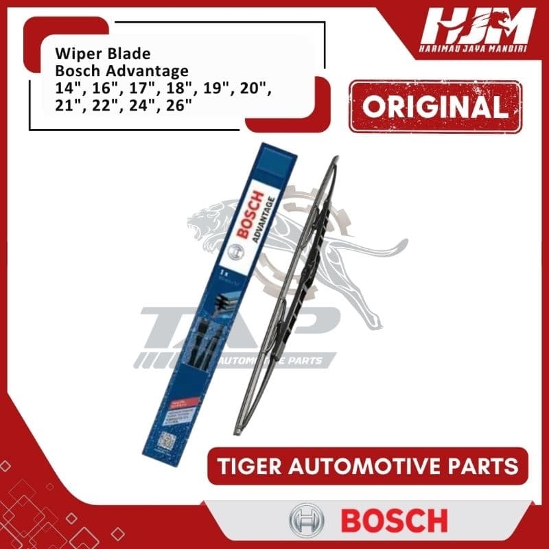 BOSCH ADVANTAGE WIPER BLADE 14" 16" 17" 18" 19" 20" 21" 22" 24" 26" รูปที่ 1