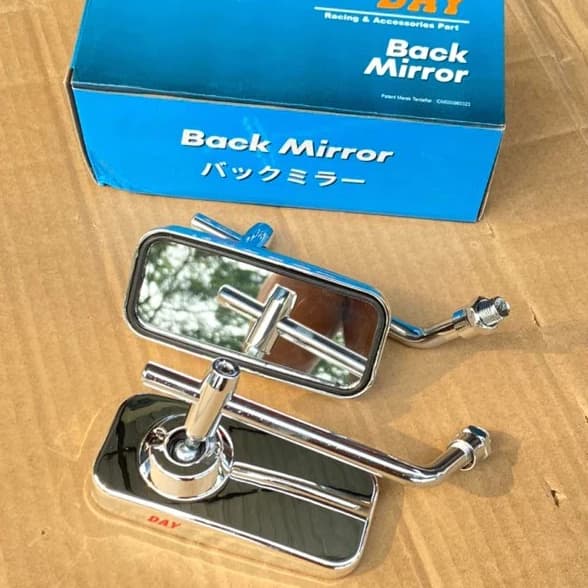 Honda Pnp CB GL Retro Daytona Chrome กระจกมองข้างมอเตอร์ไซค์ขนาดเล็ก