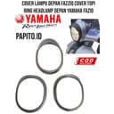 ฝาครอบไฟหน้า Fazzio ฝาครอบฝาแหวนไฟหน้า & Garnish Light Sen ชุด Yamaha Fazio