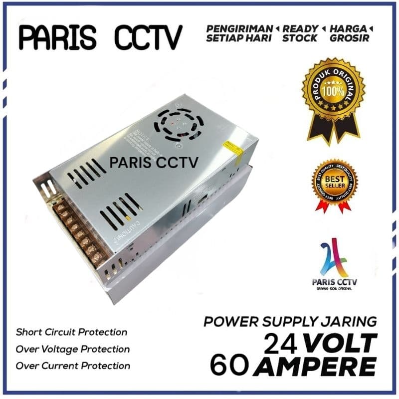 POWER SUPLY SWITCHING 24V 60A REAL DIGITAL DISPLAY SUPLY 60A คุณภาพสูง BODY รูปที่ 1