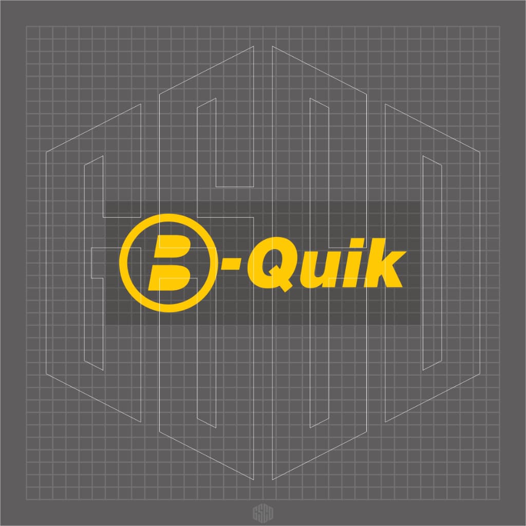 สติ๊กเกอร์ตัด Mobil B - Quik (12 Cm x 4 Cm)