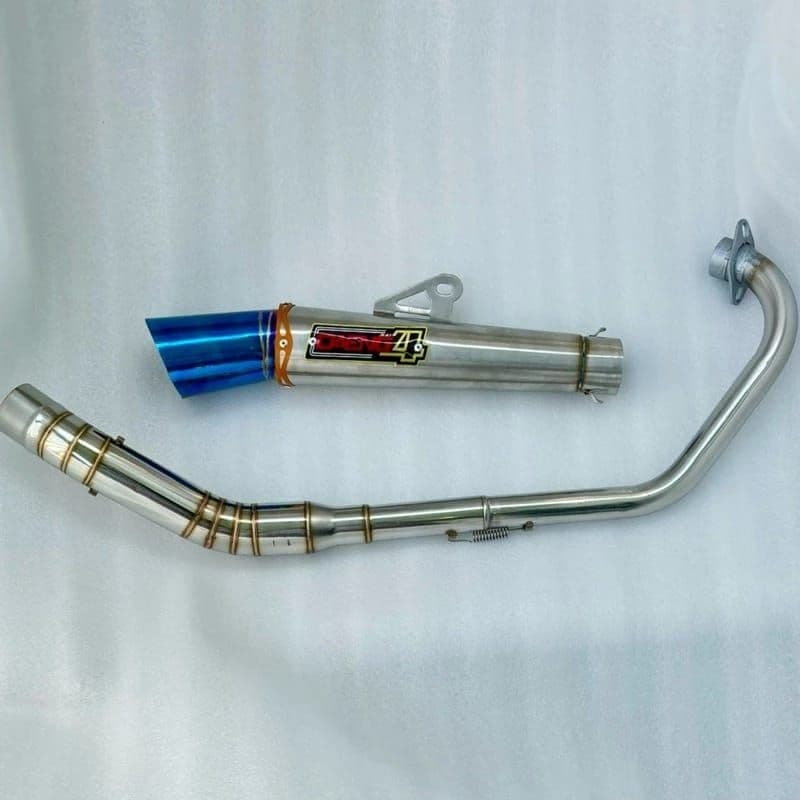 ท่อไอเสีย Daeng sai4 1 ชุดสําหรับ Raider 150 fi carb Y15ZR R15 v2 v3 Sonic 150 Lc 135 Exciter 150 Rs150…