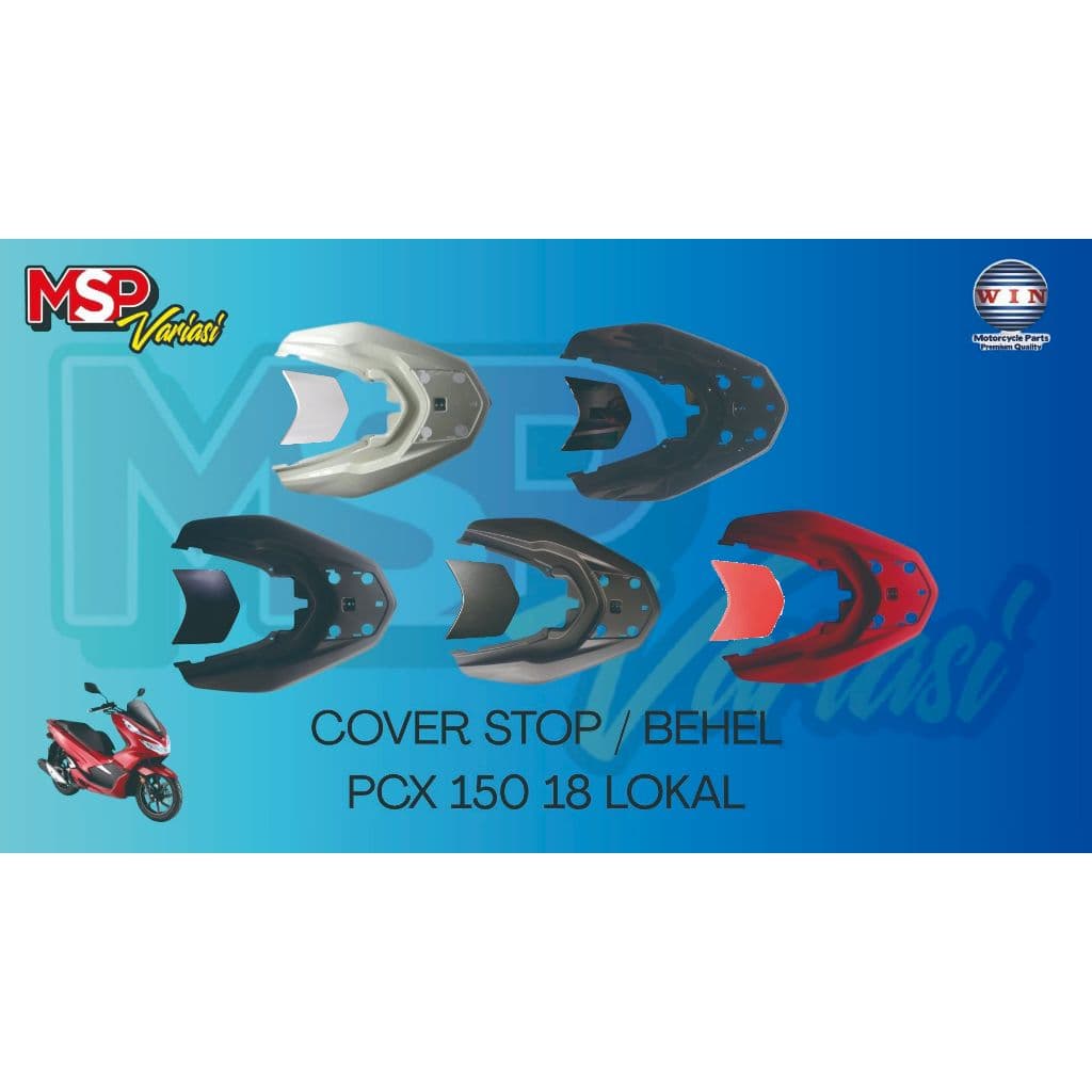 LOKAL PCX 150 18 Local Black Stop Cover / Brace WIN Brand