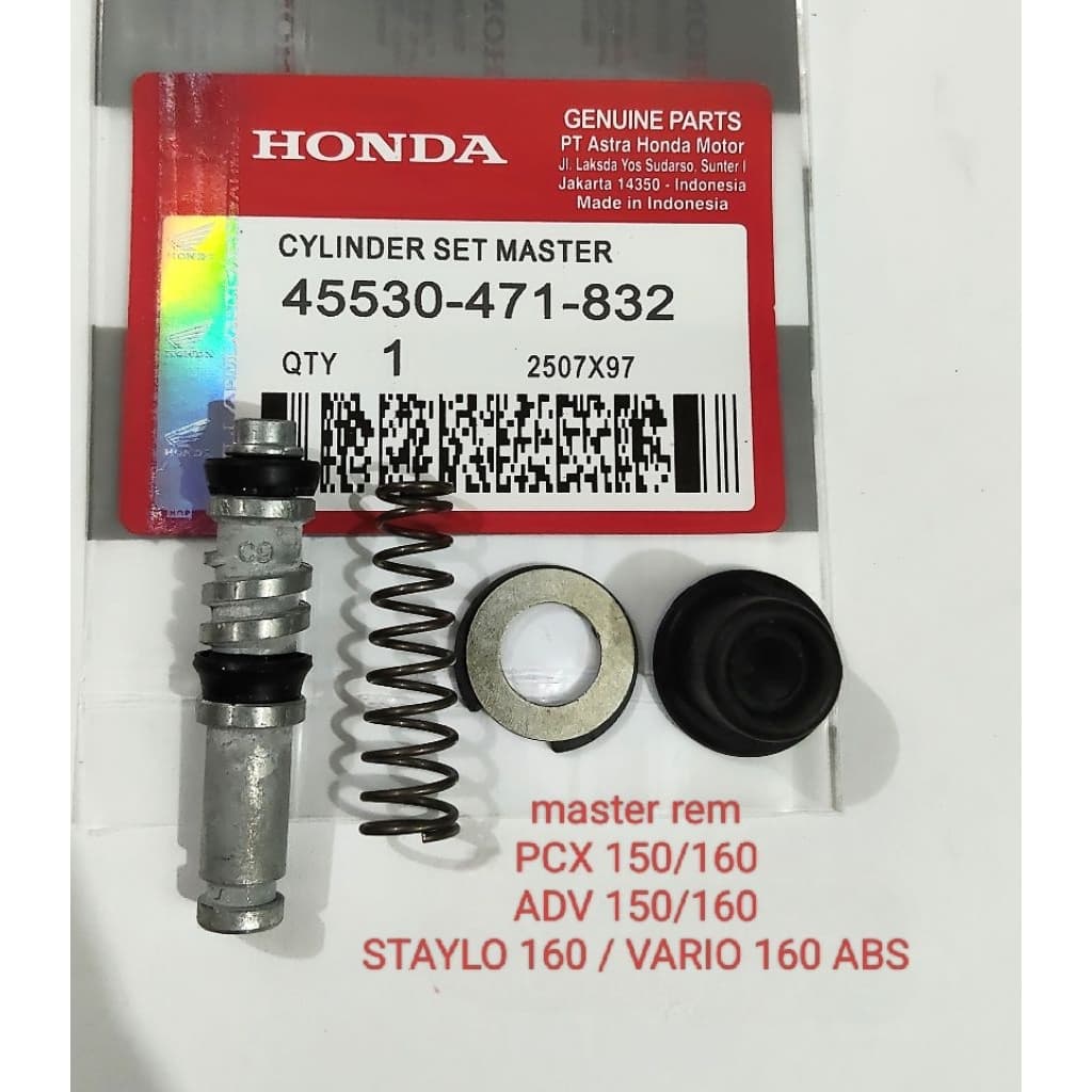 45530-471-823 Sil Seal Master ชุดเบรค PCX 150 / PCX 160 / ADV 150 / ADV 160 / STYLO 160 / VARIO 160 ABS