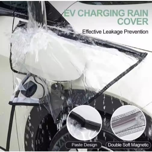 Magnetic EV Charger Cover Electric Car Charger Cover EV กันน้ํา Charger Port Car Charger Cover Splash Guard…