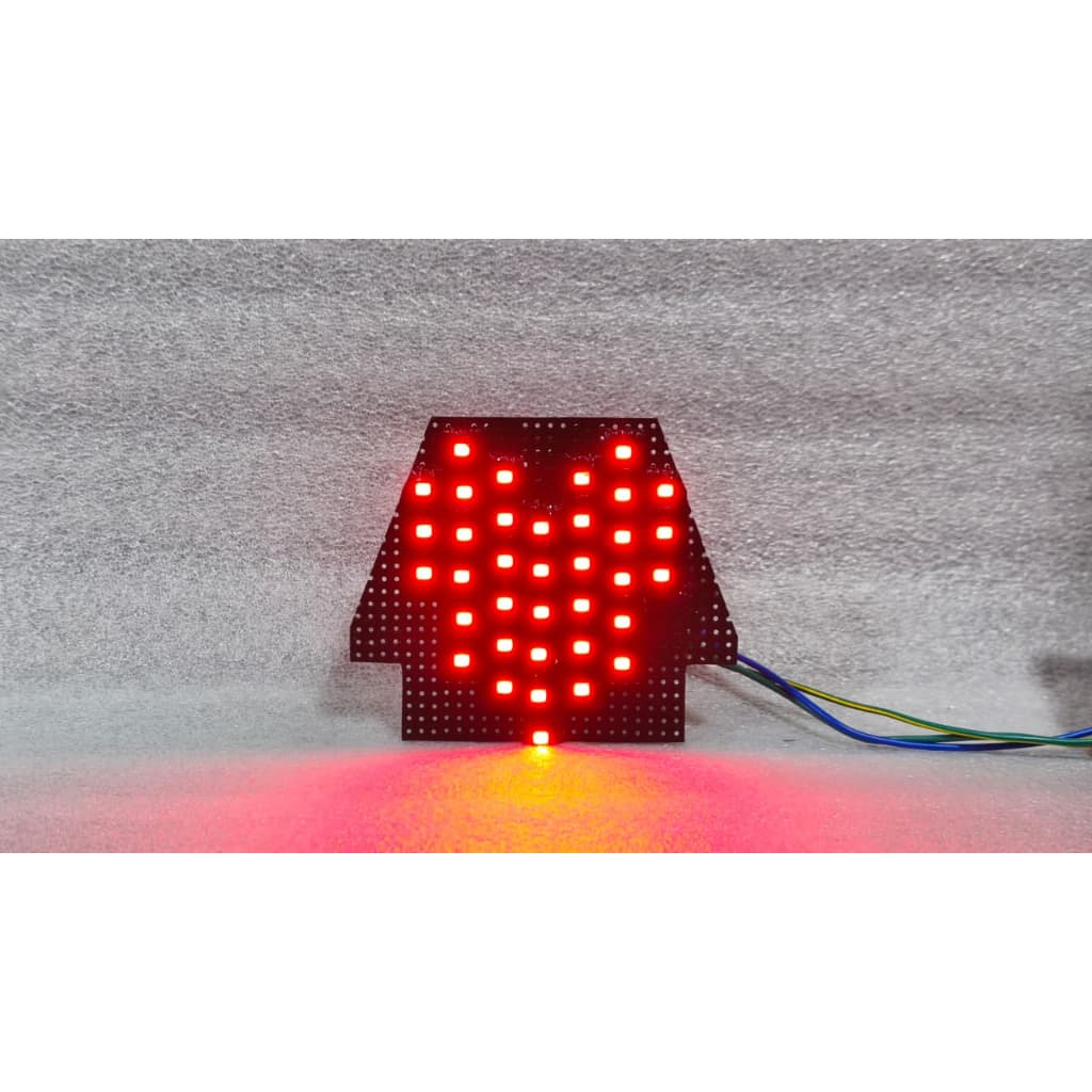 Stoplamp วิ่ง / หยุดวิ่งโคมไฟ Beat Lama Beat Karbu 2008 2009 2010 2011 2012 8 โหมดแถบ led ต้อง DC