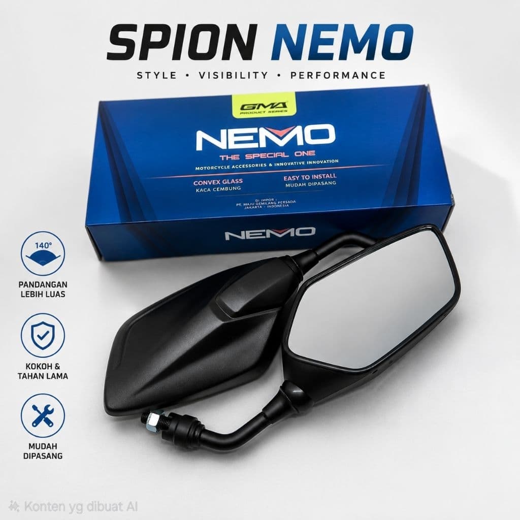Nova Nemo Mirror รุ่น Vario Gen 2 PnP Vario adv pcx nmax aerox lexi beat stylo ฯลฯ