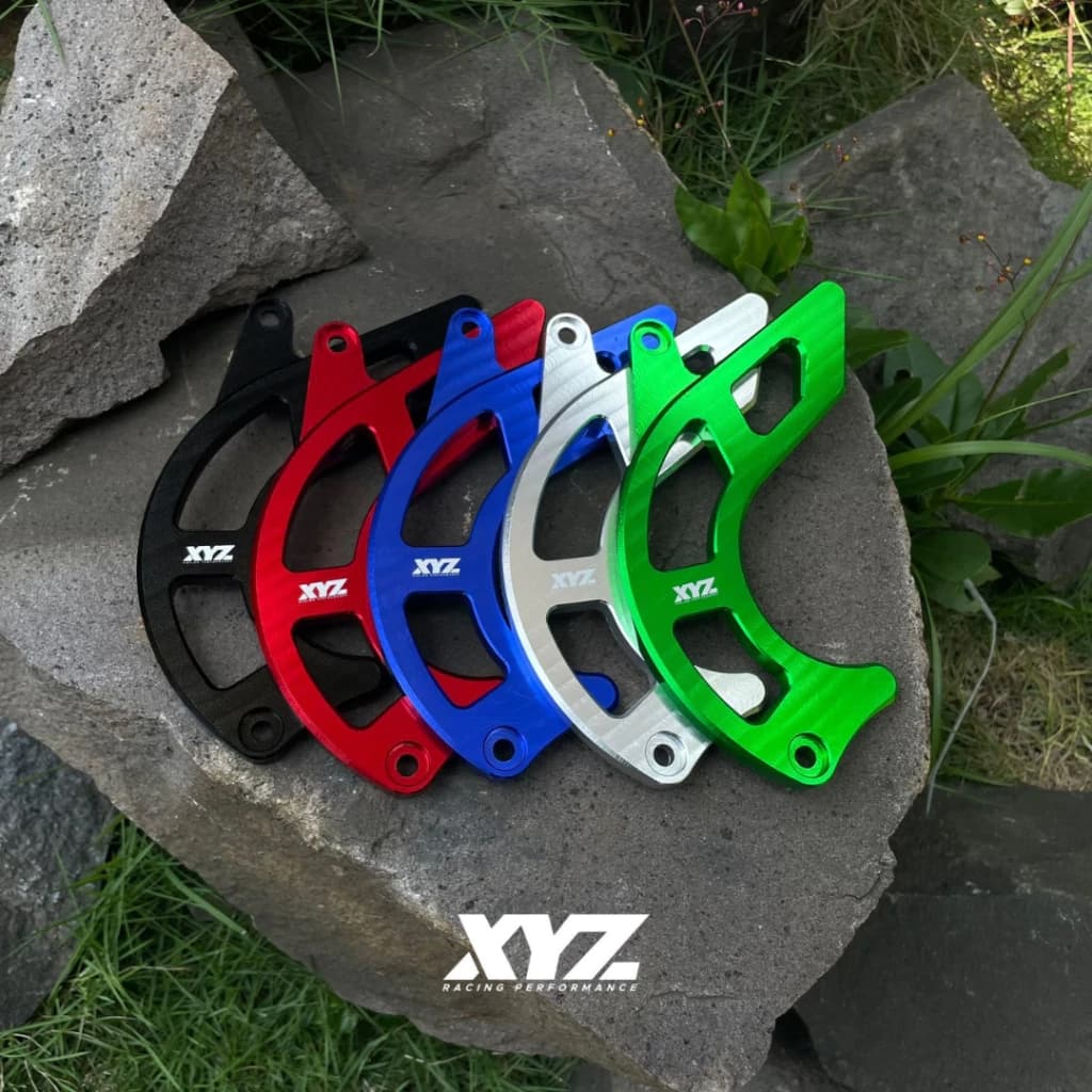 XYZ FRONT GEAR CHAIN COVER NINJA R SS RR OLD RR ใหม่ ZX 150 KRR 150 อลูมิเนียม FULL CNC