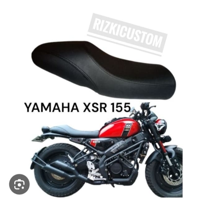 Yamaha XSR155 Retro X W175 Custom หนังที่นั่งพรีเมี่ยม | คาเฟ่เรเซอร์ | สีขอ โมเดล Motif & Stitching |…