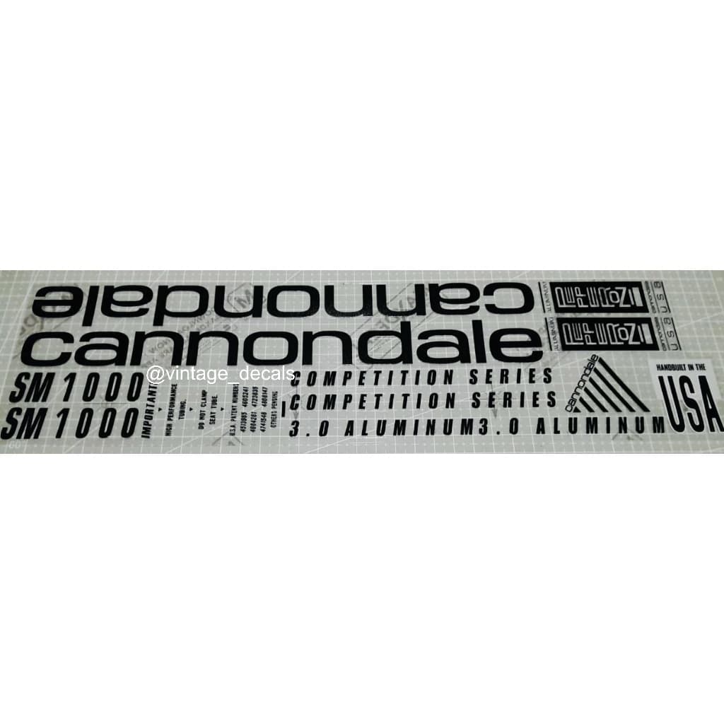 เปลี่ยนสติ๊กเกอร์ CANNONDALE M1000