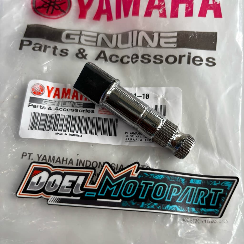 เพลาต้นขาเบรคหลังสําหรับ Yamaha Jupiter Vega New Vega R RX King Mio Chrome Finish