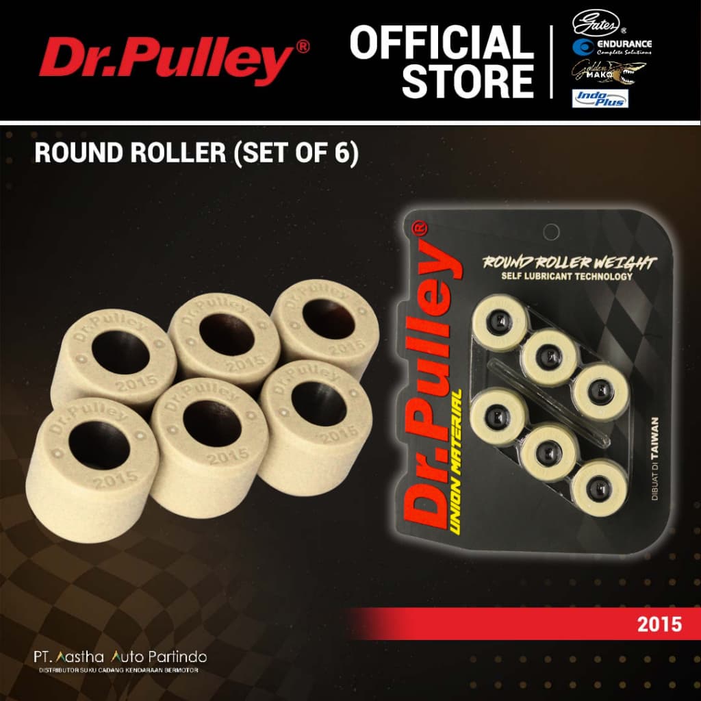 ROLLER DR.PULLEY 8-20Gr SPIN/SKYDRIVE/SKYWAVE/VARIO,PCX/GENIO/BEAT,ADV150 - ขนาด 2015