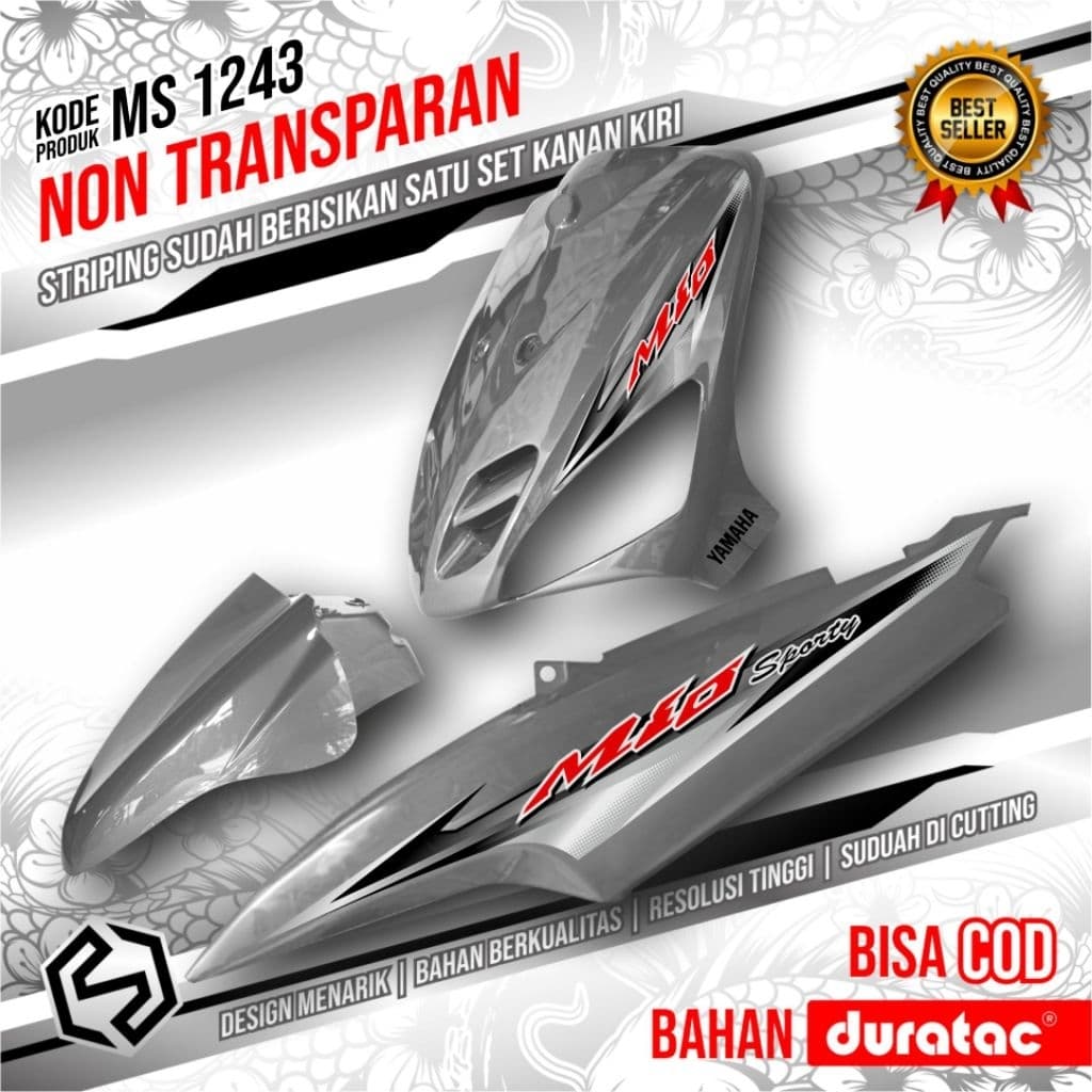 Thailand variation Striping สําหรับ Mio sporty/Mio smile Ms 1235/1243