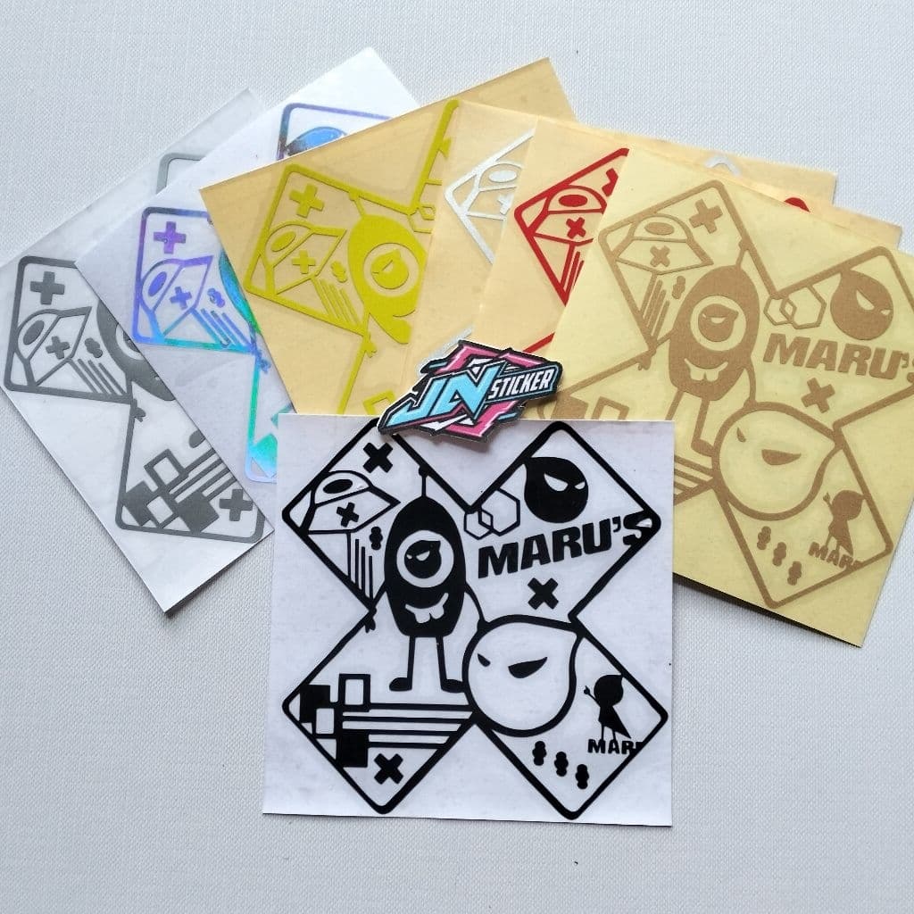 สติ๊กเกอร์ตัด Marus Factory, สติ๊กเกอร์มอเตอร์ไซค์ Vespa Sprint, สติ๊กเกอร์ Marus Vespa Matic