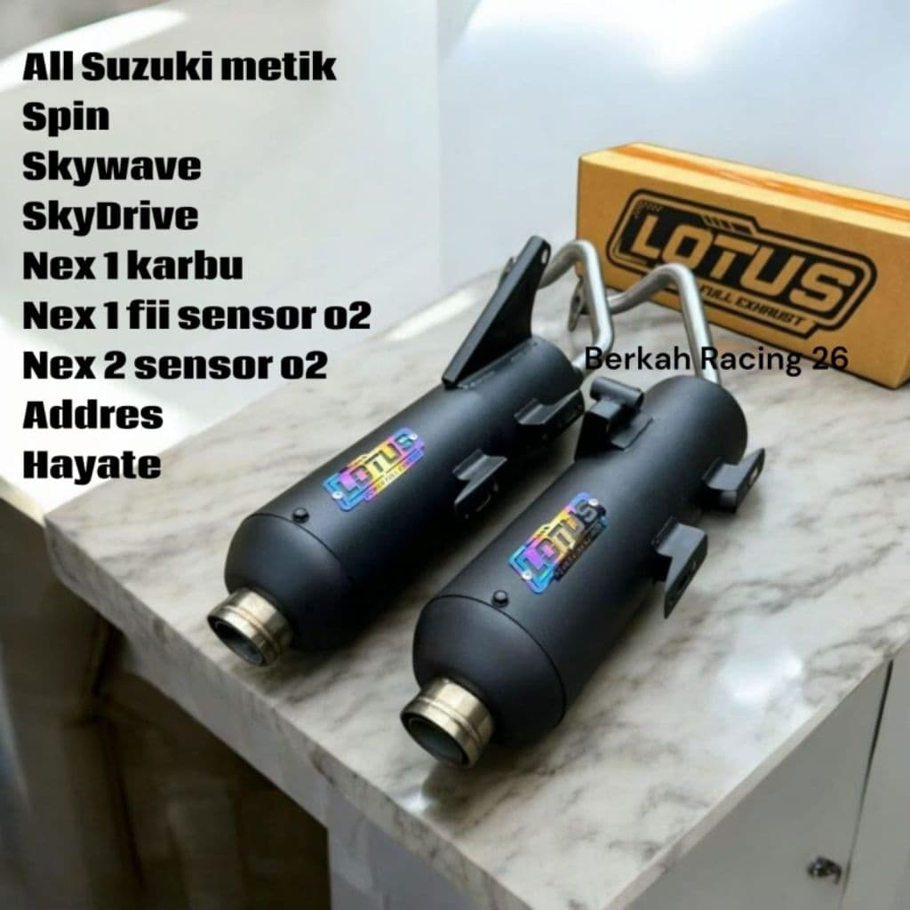 SHIJIRO/KINOCHI EXHAUST SUZUKI SPIN SKYWAVE SKYDRIVE NEX 1 NEX 2 ADDRESS HAYATE